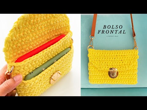 Видео: Легкая сумка с передним карманом крючком