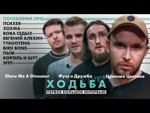 Видео: Црвених Цветова + Фузз и Дружба + Show Me a Dinosaur = Ходьба. Психея, Горечь, Хохма и инди-лейбл.
