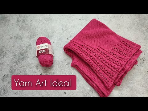 Видео: Yarn Art Ideal. Обзор пряжи,моё мнение