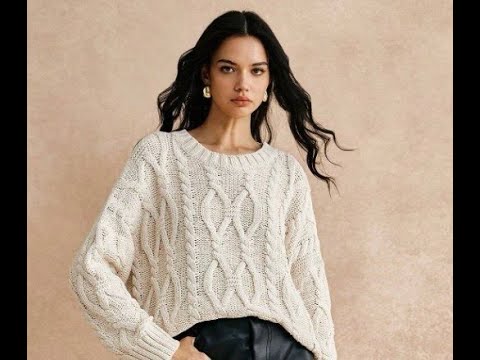 Видео: Красивые вязаные модели со схемами.