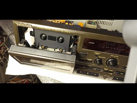 Видео: Неисправность лентопротяжного механизма Technics RS TR 373, 575, 474,  AZ7   ошибка F03
