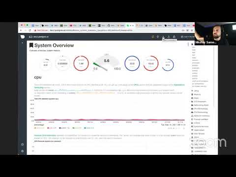 Видео: Постгрес-вторник. "DIY OKметер": netdata, pgwatch2 — открытые и перспективные системы мониторинга