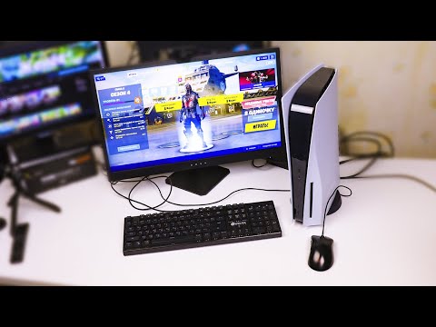 Видео: ПОДКЛЮЧИЛ КЛАВИАТУРУ и МЫШЬ К PS5 - Есть ли смысл в Fortnite?