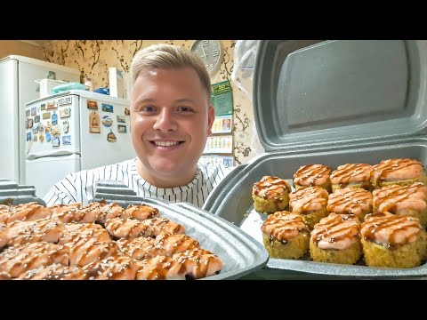 Видео: МУКБАНГ😋 РОЛЛЫ🍣 СУШИ😲 НУЖНЫ МЕДИКИ