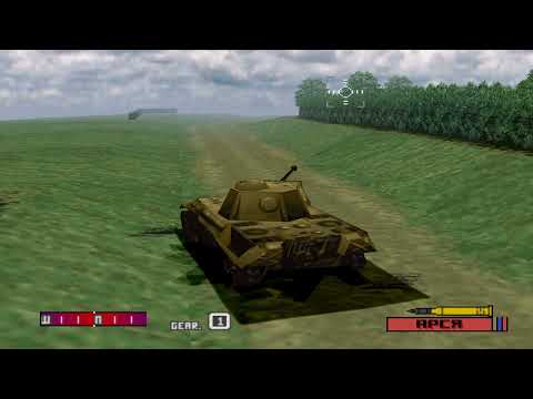 Видео: Panzer Front [PS1] (1999) - Угол Баркмана, Германия (Миссия 3-12) (Историческая техника)