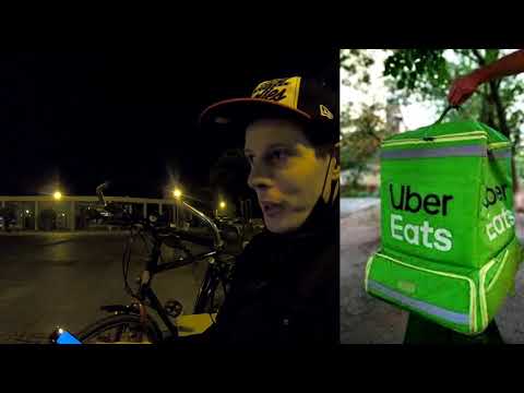 Видео: Работа курьером UBER EATS в Польше. Сколько можно заработать? Как зарегистрироваться? Плюсы минусы.