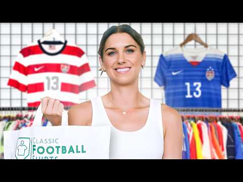 Видео: Алекс Морган идёт по магазинам за ретро-футболками — Shirt Shopping