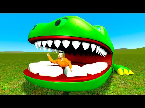 Видео: Экстремальный КРОКОДИЛ ДАНТИСТ игра на желание GMOD ► Garry's Mod