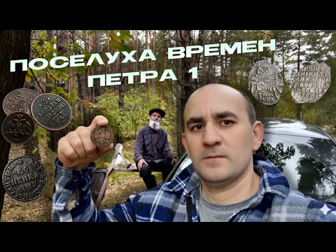Видео: Монеты по всему полю. Петровское серебро и не только...