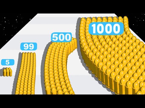 Видео: ЭВОЛЮЦИЯ АРМИИ ПУЛЬ, МАКСИМАЛЬНЫЙ УРОВЕНЬ! | Bullet Army Run