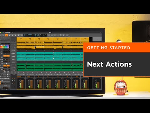 Видео: Начало работы: как использовать «Следующие действия» в Bitwig Studio