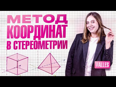 Видео: Метод координат в стереометрии с нуля до ЕГЭ | Alles