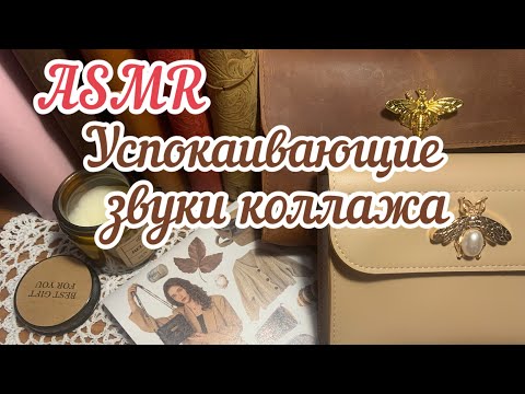 Видео: ASMR🪴for sleep😴no talking☕️красивое заполнение блокнота📖журналинг🧳скрапбукинг🌿