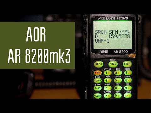 Видео: AOR AR8200mk3 Приёмник 100 кГц - 3000 МГц, все виды модуляции. Обзор, приём сигналов, внутренности