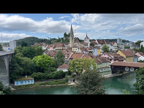 Видео: Switzerland! 🇨🇭 Baden! / Сказочный городок Баден! 16.07.2023 Часть 1.  #travel #switzarland #beauty