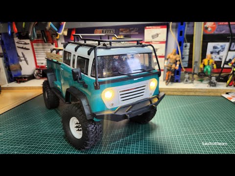 Видео: Jeep Jt4 из KIT набора от cross-rc 