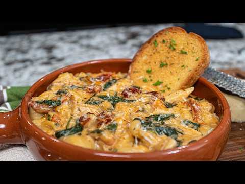 Видео: Рецепт куриного супа Marry Me по-тоскански | Нежный ужин в одной кастрюле