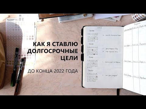 Видео: СТАВЛЮ ДОЛГОСРОЧНЫЕ ЦЕЛИ ДО КОНЦА 2022 ГОДА