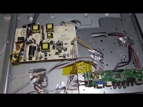 Видео: Ремонт телевизора  DEX 32" ставим универсальный скалер v56