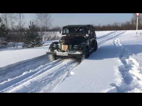 Видео: Газ69 снег Чигвинцев