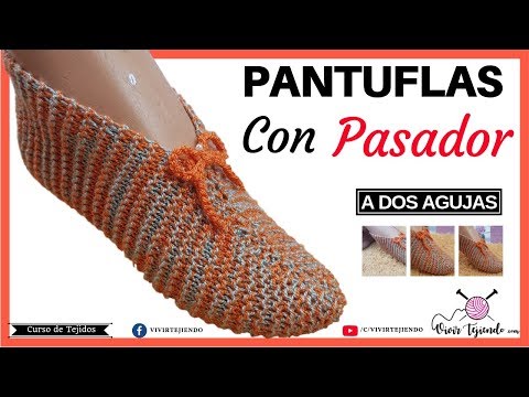 Видео: ✅ Тапочки и тапочки с двумя иглами | Тканые палочки