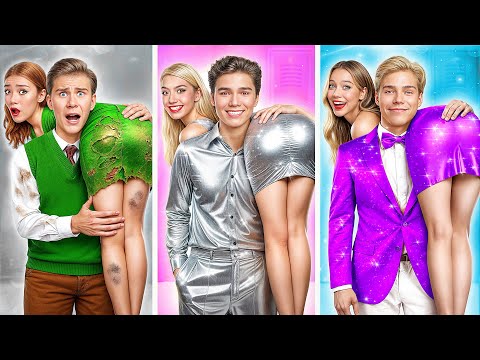 Видео: Богатая vs Бедная vs Гига Богатая Пара | Кто Выиграет Титул Лучшей Пары в Школе от Multi DO Team