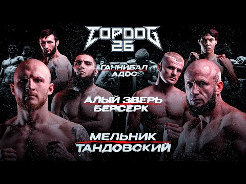 Видео: TOP DOG 26 | Алый Зверь VS Берсерк, Адос VS Ганнибал, Тандовский VS Мельник