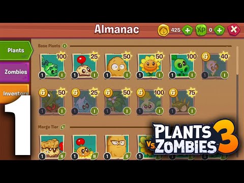 Видео: Релиз Plants vs Zombies 3: Evolved - Бета от 7 октября 2025 - Crater Invaders Levels 1-8 (Часть 1)