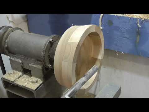 Видео: Сегментная тарелка на токарном станке