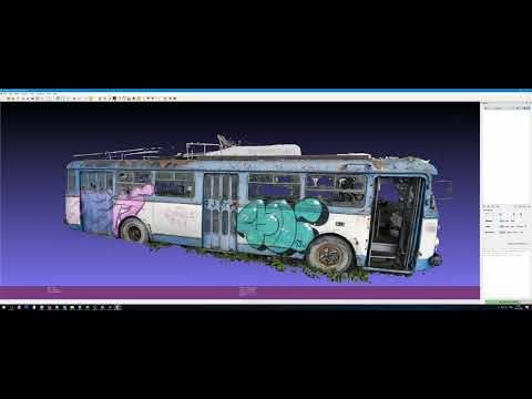 Видео: Фотограмметрия троллейбуса Skoda 9tr  для моделизма