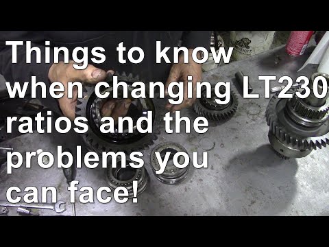 Видео: Что нужно знать при изменении передаточных чисел LT230 и с какими проблемами вы можете столкнуться!