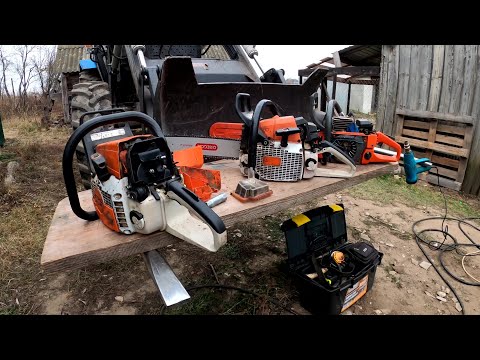 Видео: STIHL 361, 440 и  HUSQVARNA 365 к зиме готовы!.