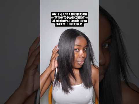 Видео: Тонкие, выпрямленные волосы не для слабаков😭