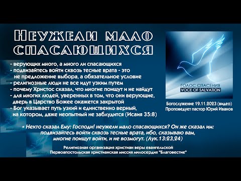 Видео: Неужели мало спасающихся 19 11 23