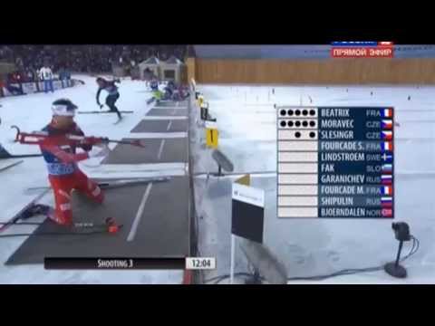 Видео: Биатлон. Гонка чемпионов 2015. Смешанная эстафета. (Финал) 05.04.2015