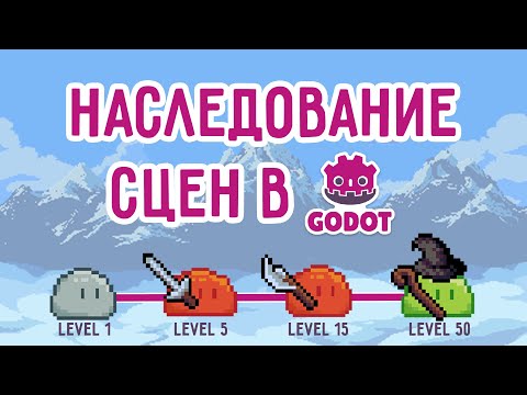 Видео: Наследование сцен в Godot Engine