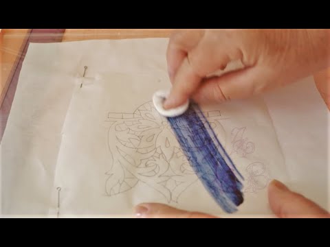 Видео: Перевод рисунка на ткань