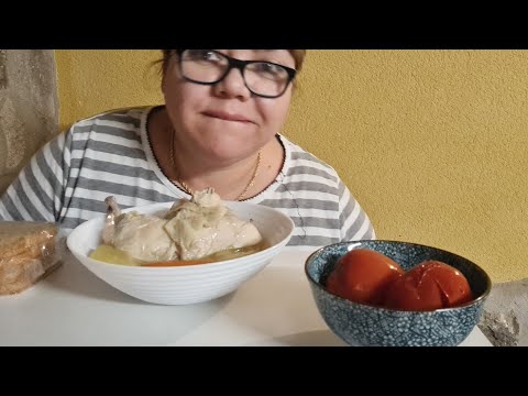 Видео: МУКБАНГ 🍽 СУП  ВКУСНЕЙШИЙ 😋СОЛЁНЫЕ ПОМИДОРЫ 🍅 MUKBANG 🍴 SOPA DE POLLO #мукбанг #mukbang #asmr #food