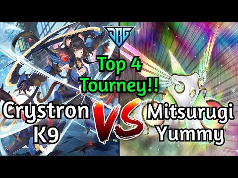 Видео: Crystron K9 против Mitsurugi Yummy Top 4 Colosseum Tourney Yu-Gi-Oh!