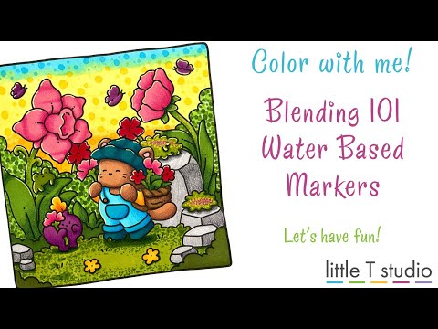 Видео: Как смешивать маркеры — Основы смешивания для начинающих — Смешивание маркеров на водной основе