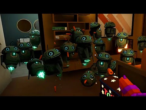 Видео: ЗАСПАВНИЛ 100 РОБОТОВ НЬЮТ В ИГРЕ The Baby In Yellow