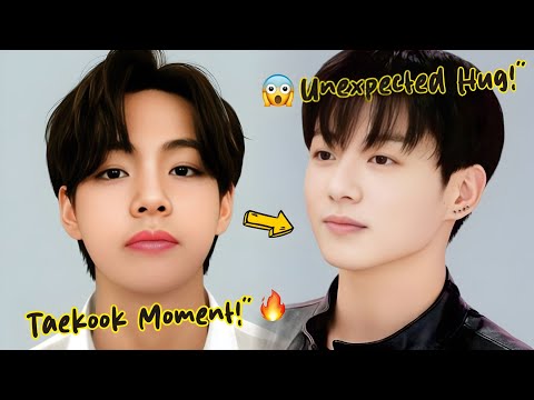 Видео: Только сейчас: неожиданное обнимание Jungkook Taehyung!🤯 Должен увидеть!