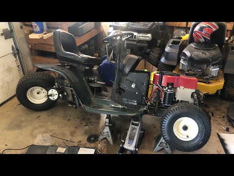 Видео: Гоночная газонокосилка №9 | Переключатель передач, подшипники колёс и тормоза