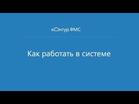 Видео: Как работать в Контур ФМС