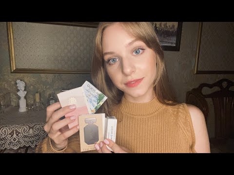 Видео: АСМР Консультант парфюмерии. Тихий голос. Ролевая игра | ASMR Perfume Consultant. Soft Voice
