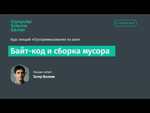 Видео: Лекция 15. Байт-код и сборка мусора