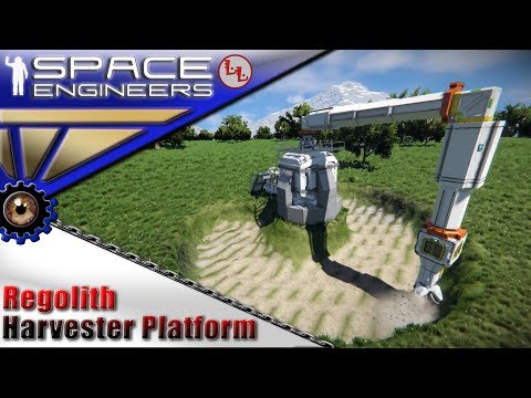 Видео: Space Engineers - ИП - Regolith Harvester Platform - Платформа добычи ресурсов!