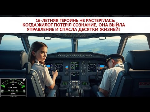 Видео: 🛩️ «16-летняя героиня не растерялась: когда пилот потерял сознание, она взяла штурвал и спасла.....