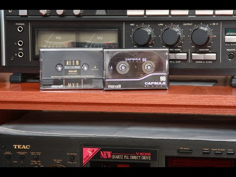Видео: Maxell MX-S90 (1998) и Capsule 90 (1996) Калибровка и тест