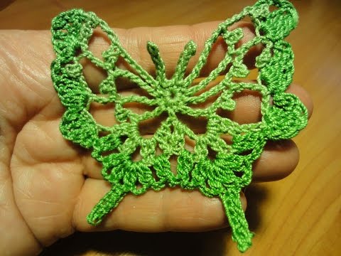 Видео: Ажурная бабочка Openwork Butterfly Crochet